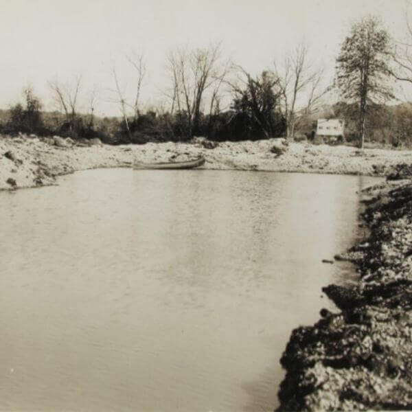 Want Water Canal was dredged in 1932 to provide the Piscataway House with easier access to Broad Creek